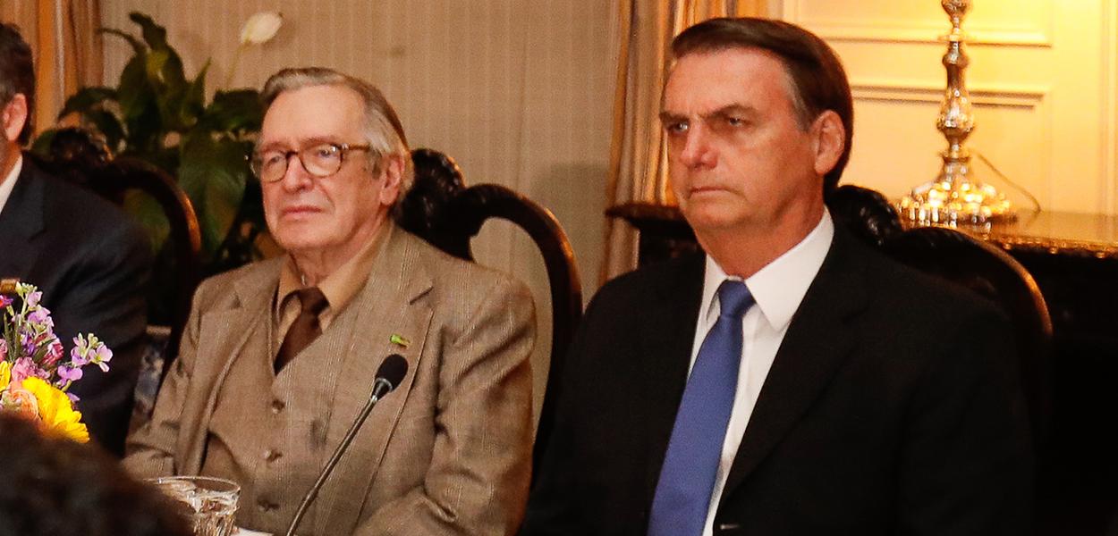 Olavo de Carvalho e Jair Bolsonaro