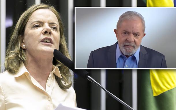 Gleisi Hoffmann e Lula