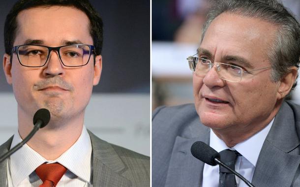 Deltan Dallagnol e Renan Calheiros