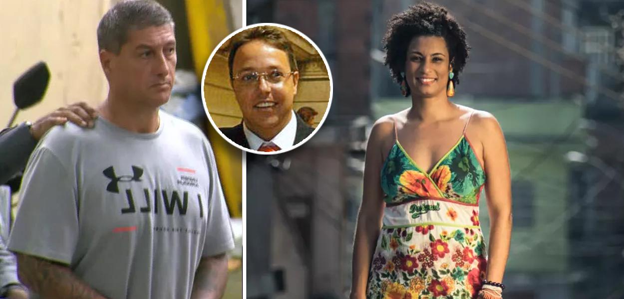 Ronnie Lessa, Cristiano Girão e Marielle Franco