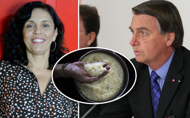 Cynara Menezes, arroz e Jair Bolsonaro