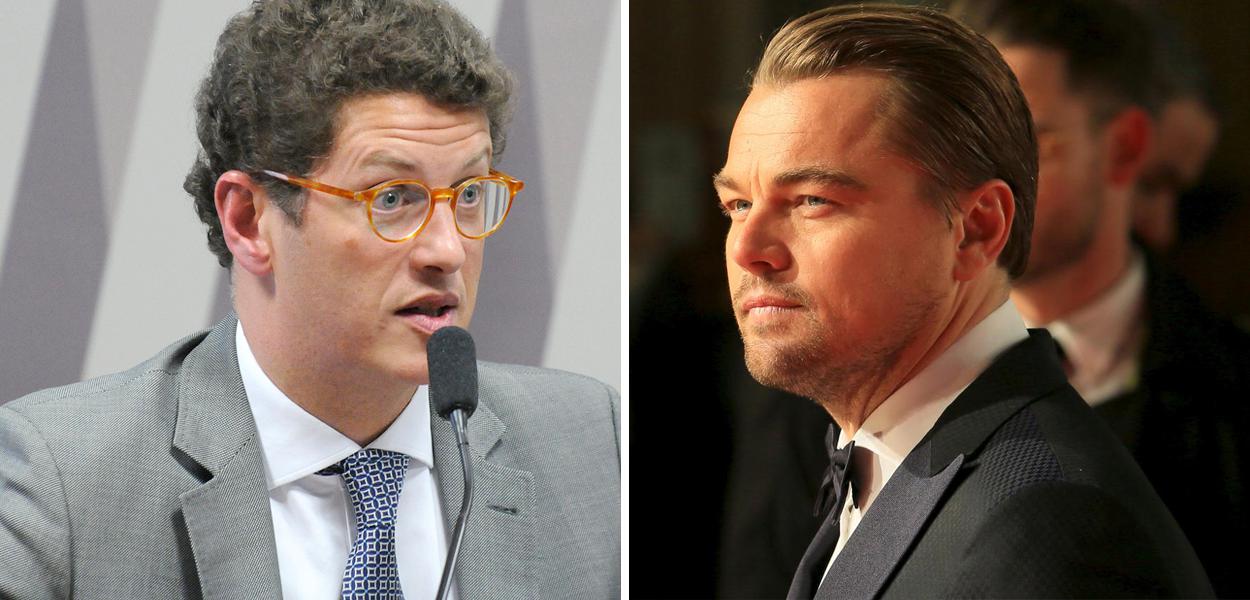 Ricardo Salles e Leonardo DiCaprio
