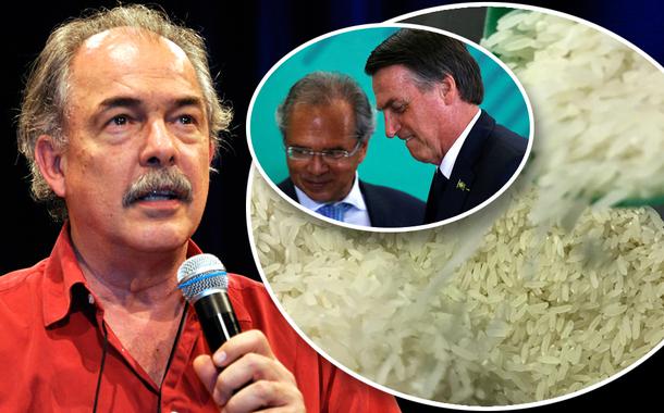 Aloizio Mercadante, Bolsonaro com Paulo Guedes e arroz