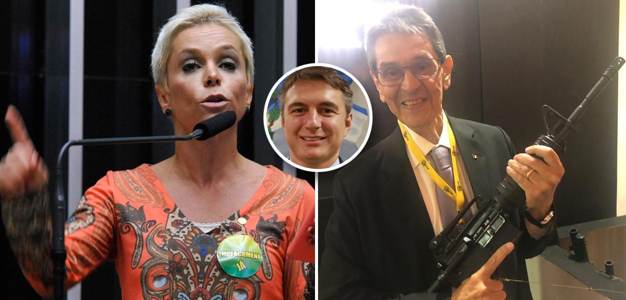 Cristiane Brasil, Pedro Fernandes e Roberto Jefferson