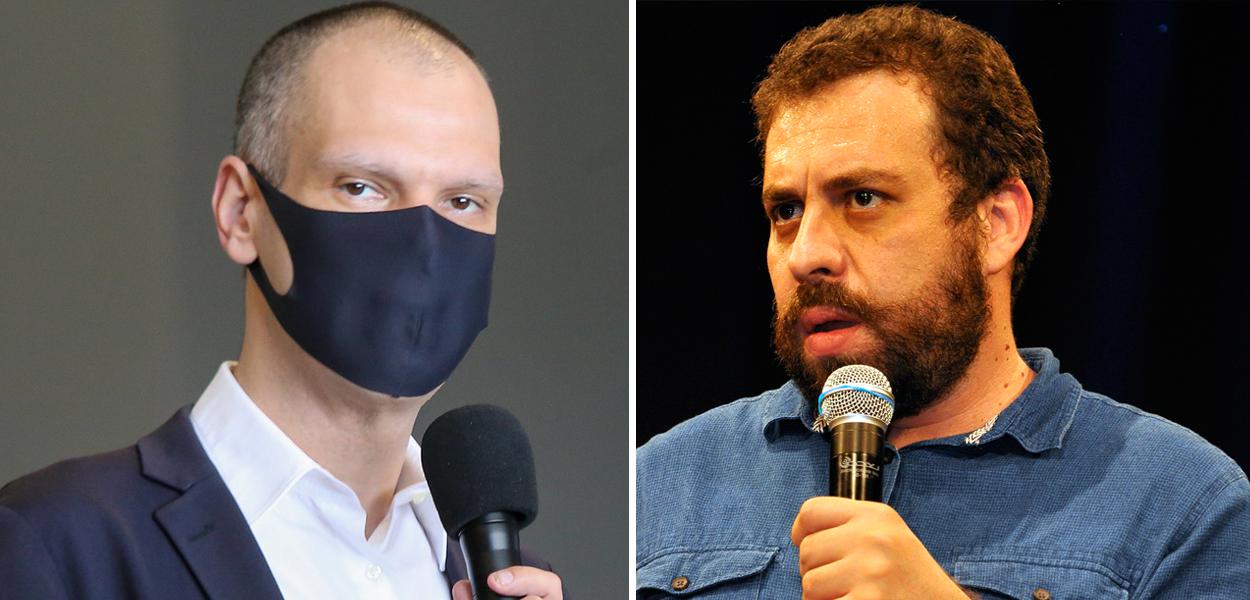 Bruno Covas e Guilherme Boulos