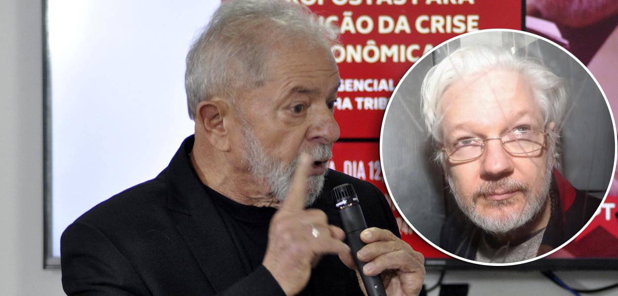 Lula e Julian Assange