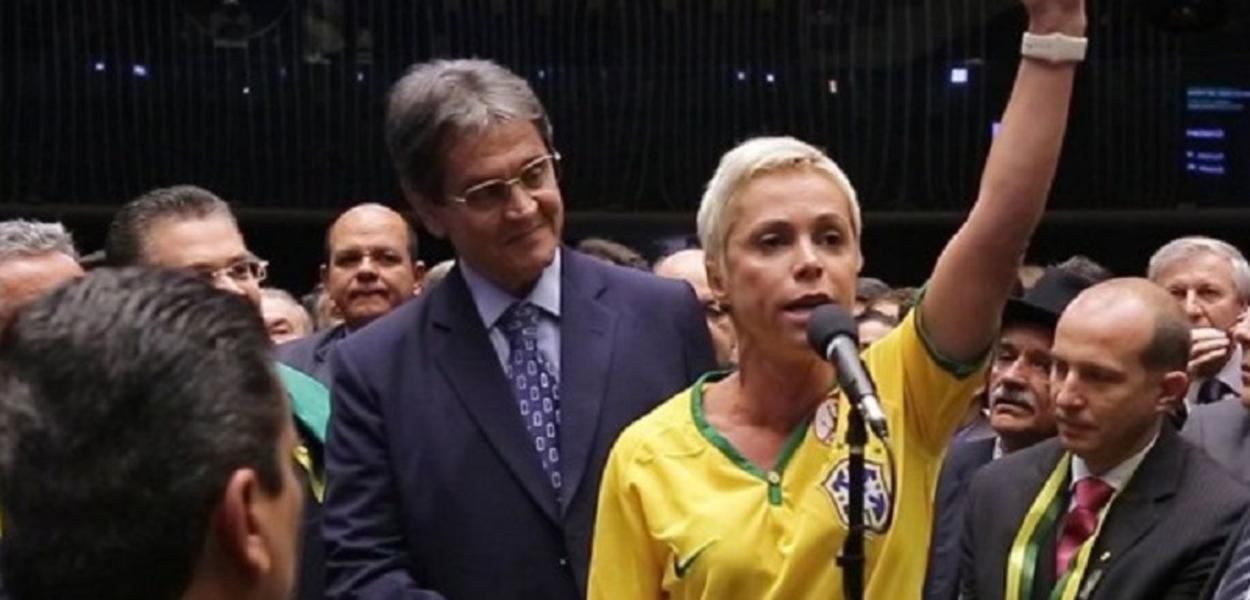 Cristiane Brasil e Roberto Jefferson