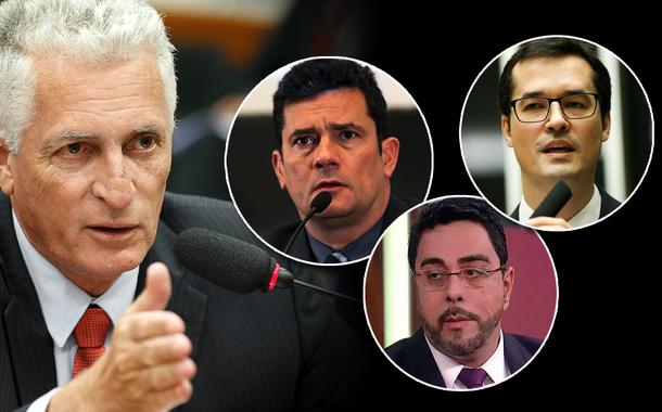 Rogério Correia, Sergio Moro, Marcelo Bretas e Deltan Dallagnol