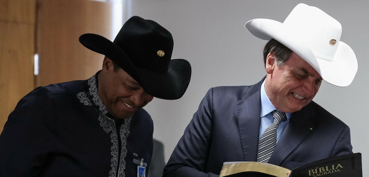 Valdomiro Santiago e Jair Bolsonaro