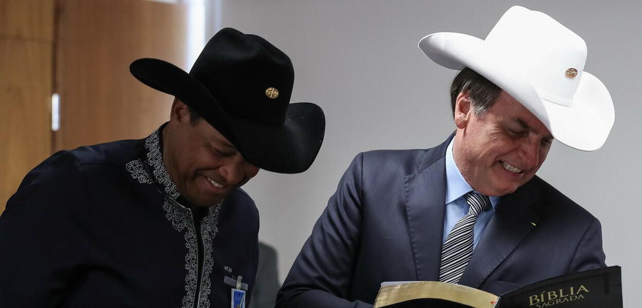 Valdomiro Santiago e Jair Bolsonaro