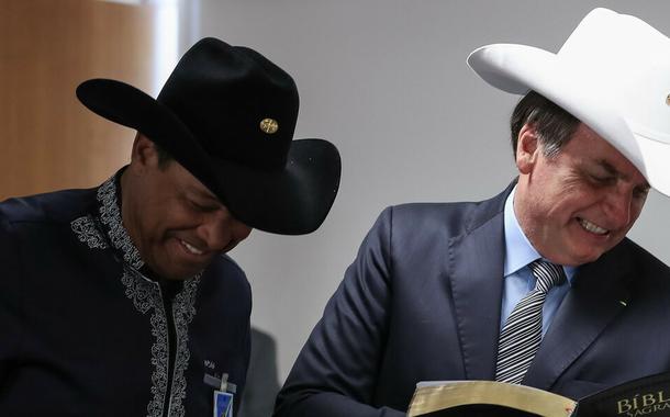 Valdomiro Santiago e Jair Bolsonaro