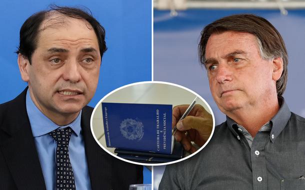 Waldery Rodrigues, carteira de trabalho e Jair Bolsonaro