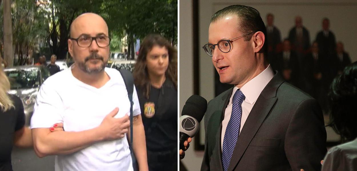 Delator Orlando Diniz, ex-presidente da Fecomércio, e Cristiano Zanin Martins, advogado do ex-presidente Luiz Inácio Lula da Silva