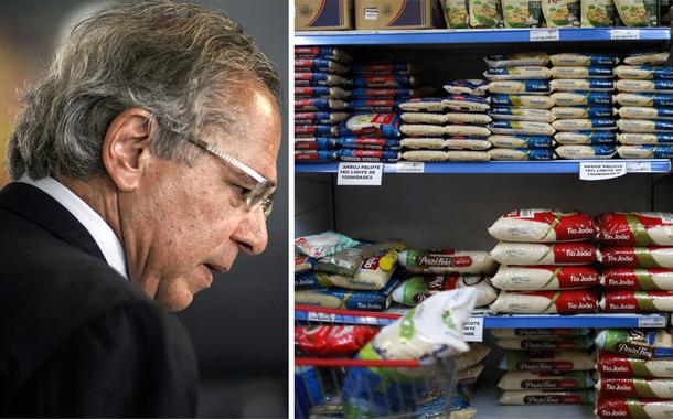 Guedes / arroz nos supermercados
