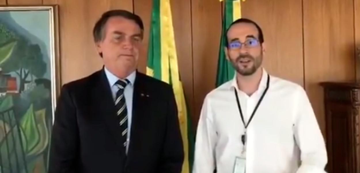 Jair Bolsonaro e Arthur Weintraub