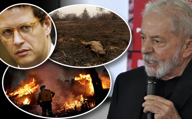 Ricardo Salles, queimadas e Lula