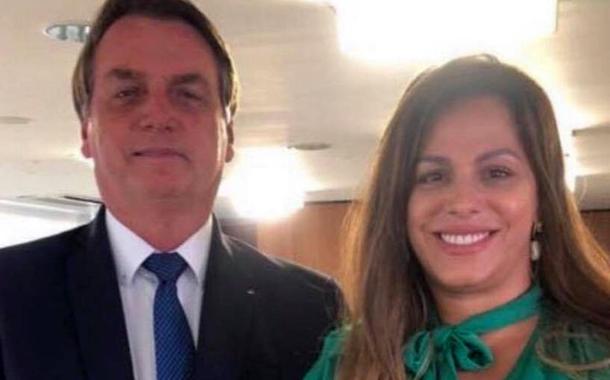 Jair Bolsonaro e Edianne Paulo de Abreu