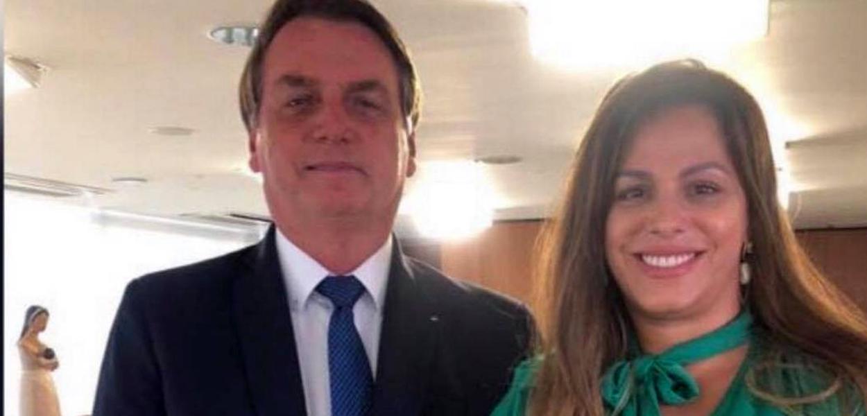 Jair Bolsonaro e Edianne Paulo de Abreu