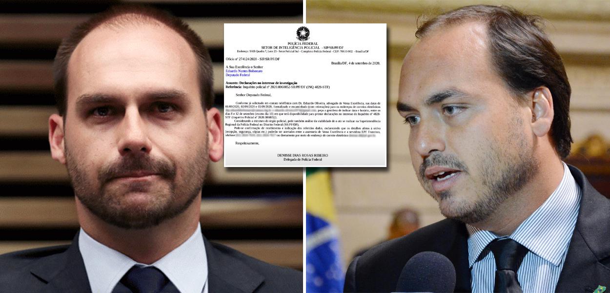 Eduardo e Carlos Bolsonaro