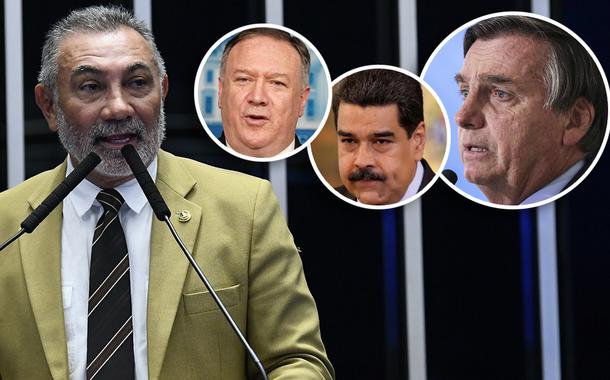 Telmário Mota, Mike Pompeo, Nicolás Maduro e Jair Bolsonaro
