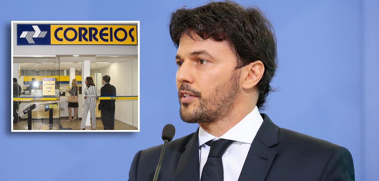 Agência dos Correios e Fábio Faria