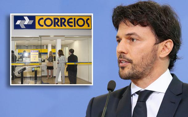 Agência dos Correios e Fábio Faria