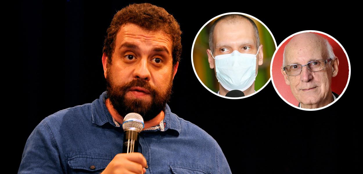 Guilherme Boulos, Bruno Covas e padre Júlio Lancellotti