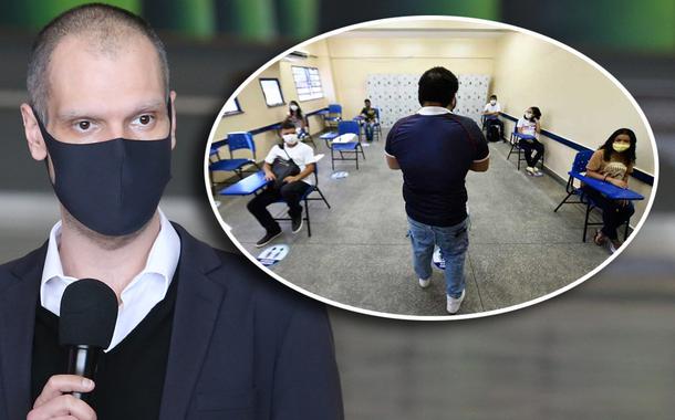 Bruno Covas e sala de aula