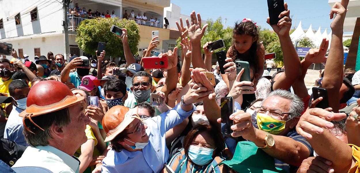 Jair Bolsonaro na Paraíba (Foto: Alan Santos/PR) Jair Bolsonaro na Paraíba