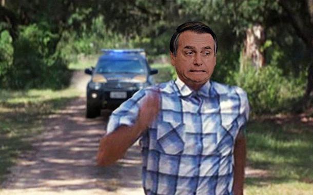 Montagem com Jair Bolsonaro