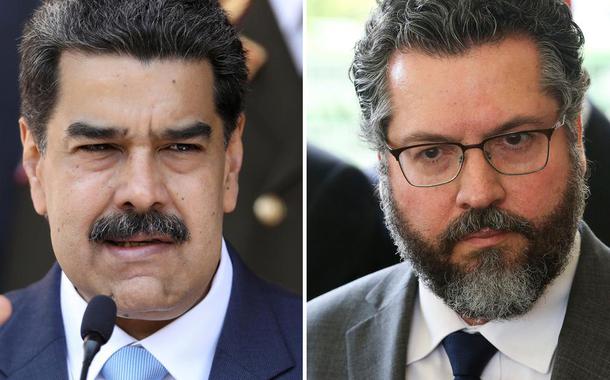 Nicolás Maduro e Ernesto Araújo