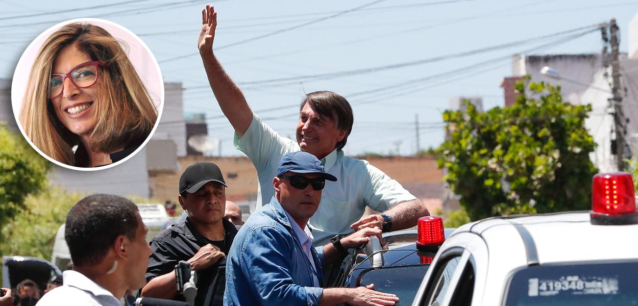 Ruth de Aquino e Jair Bolsonaro