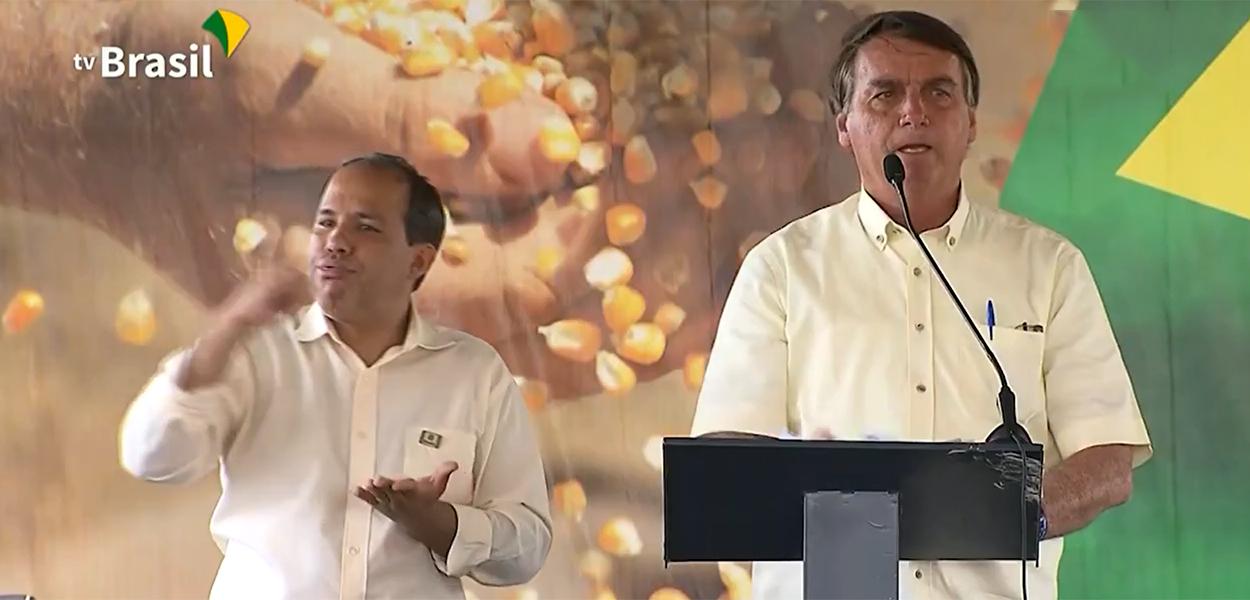 Bolsonaro em evento para ruralistas