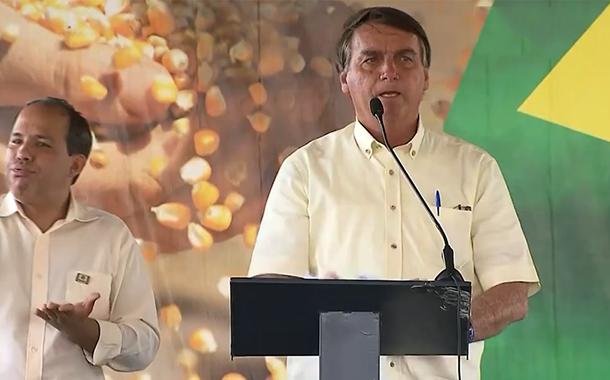Bolsonaro em evento para ruralistas