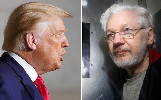 Donald Trump e Julian Assange