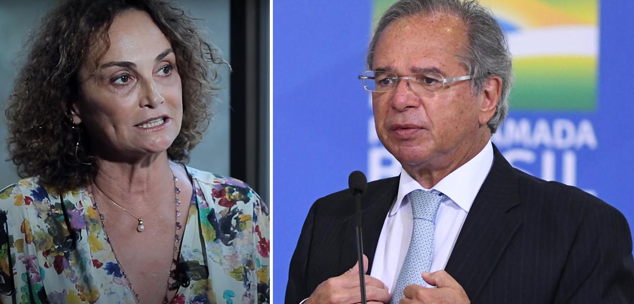 Elena Landau e Paulo Guedes