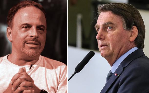 Marcos Breda e Jair Bolsonaro