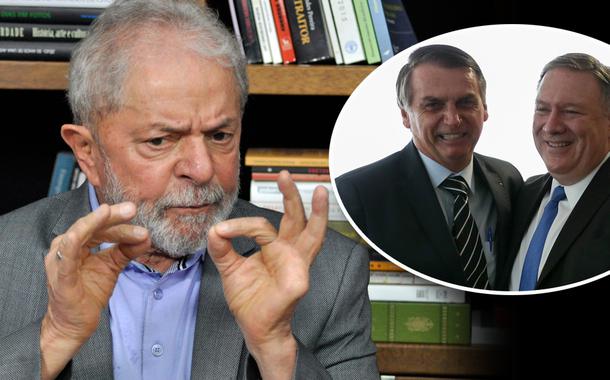 Lula e Bolsonaro com Mike Pompeo