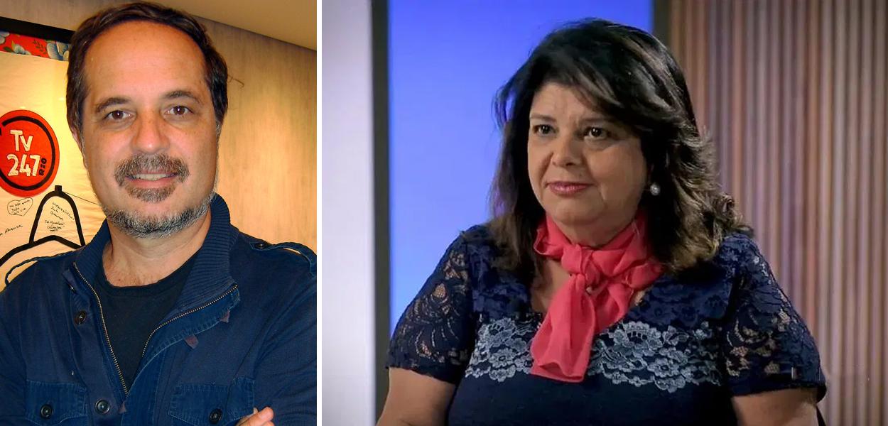 Rodrigo Vianna e Luiza Trajano