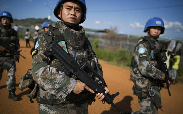 Forças chinesas em operação de paz da ONU
