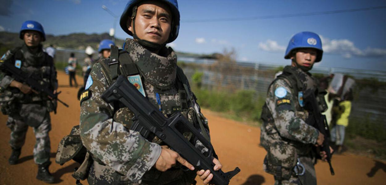 Forças chinesas em operação de paz da ONU