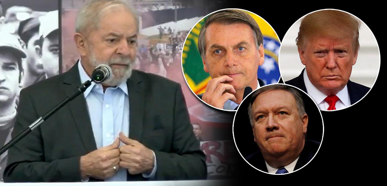 Lula, Jair Bolsonaro, Mike Pompeo e Donald Trump