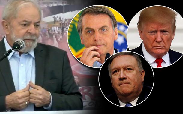 Lula, Jair Bolsonaro, Mike Pompeo e Donald Trump