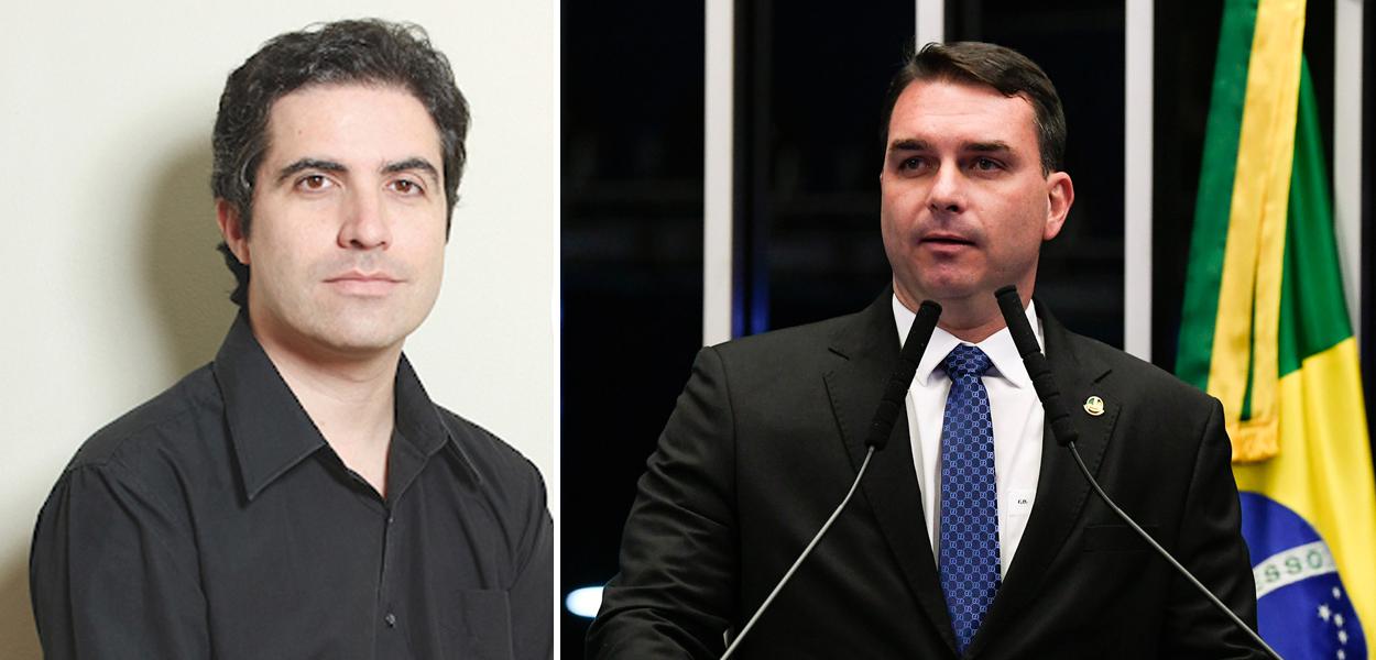 Bernardo Mello Franco e Flávio Bolsonaro