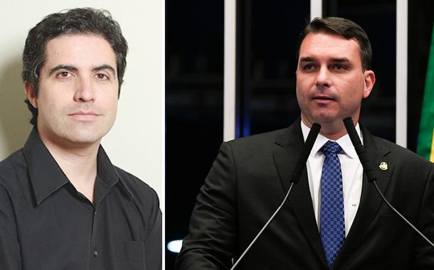 Bernardo Mello Franco e Flávio Bolsonaro