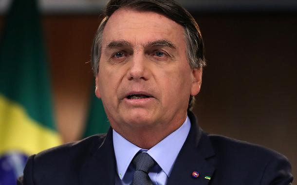 Jair Bolsonaro discursando na ONU