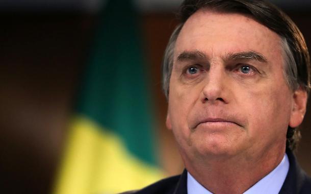 Presidente da República Jair Bolsonaro, durante gravação de discurso para a 75ª Assembleia Geral da ONU. 22 de setembro de 2020