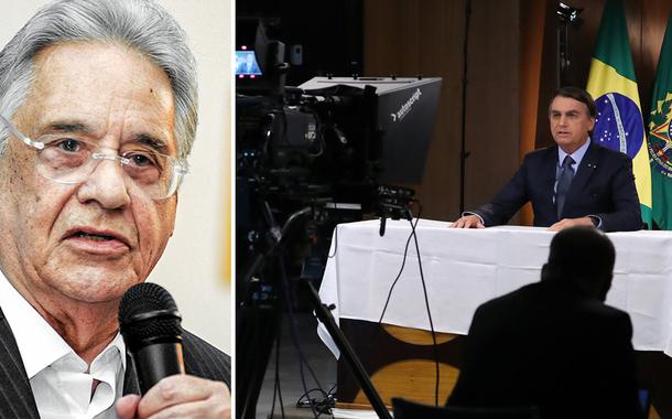 Fernando Henrique Cardoso e Jair Bolsonaro