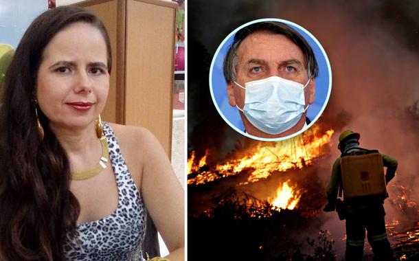 Roberta Graf, Jair Bolsonaro e queimada no Pantanal