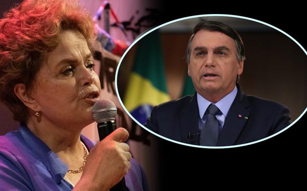 Dilma Rousseff e Jair Bolsonaro